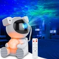 LUMIRO Astronaut with Moon Galaxy Projector Lamp