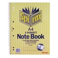 Spirax 606 2 Subject Notebook A4