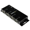 StarTech 4 Port USB Serial Hub - USB to DB9 RS232 Serial Adapter Hub