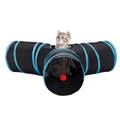 PETSWOL 3 Way Collapsible Cat Tunnel