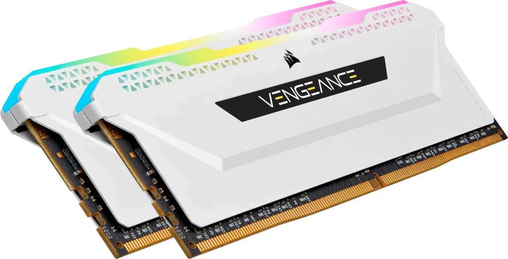 32GB Corsair Vengeance RGB PRO SL DDR4-3200 (2x16GB) C16 Dual RAM Kit White
