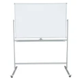 Boyd Visuals Lacquered Steel Mobile Pivoting Whiteboard 1200 x 900mm