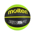 Molten BCR Rubber Basketball Black/Green - Size 5
