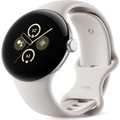 Google Pixel Watch 2 LTE + Bluetooth/WiFi - Polished Silver Aluminum Case/ Porcelain Active Band