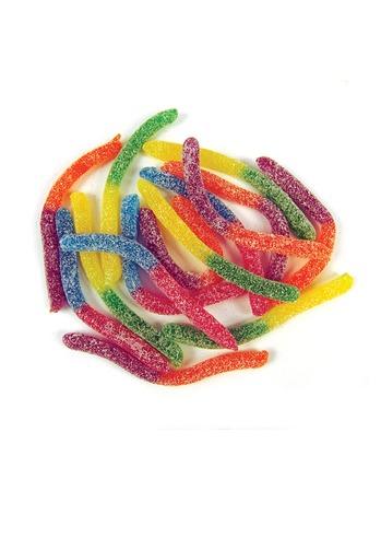Rainbow Confectionery: Sour Gloworms Lollies 1kg