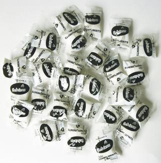 Rainbow Confectionery: Wrapped Mint Lollies 1kg