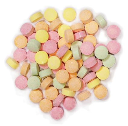 Rainbow Confectionery: Fizzies Lollies 1kg