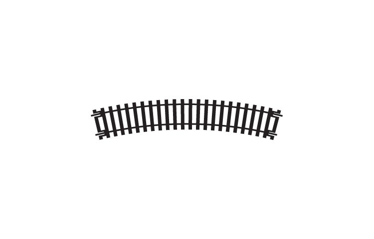 Hornby: Single Curve Track 2nd Radius - 00 Gauge