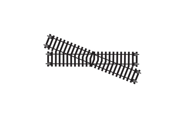 Hornby: Right-hand Diamond Crossing Track - 00 Gauge