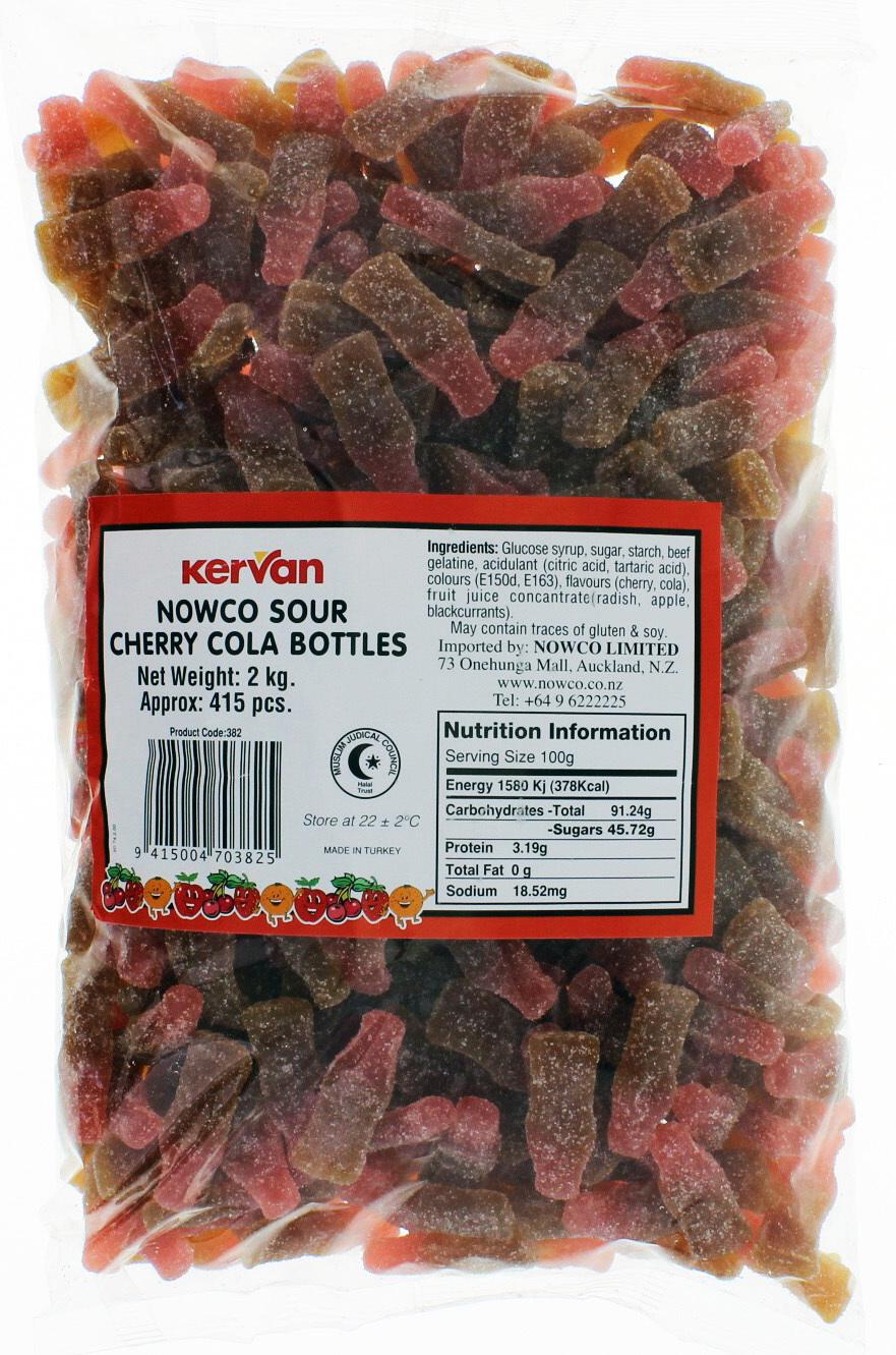 Nowco: Sour Cherry Cola Bottles - 2kg