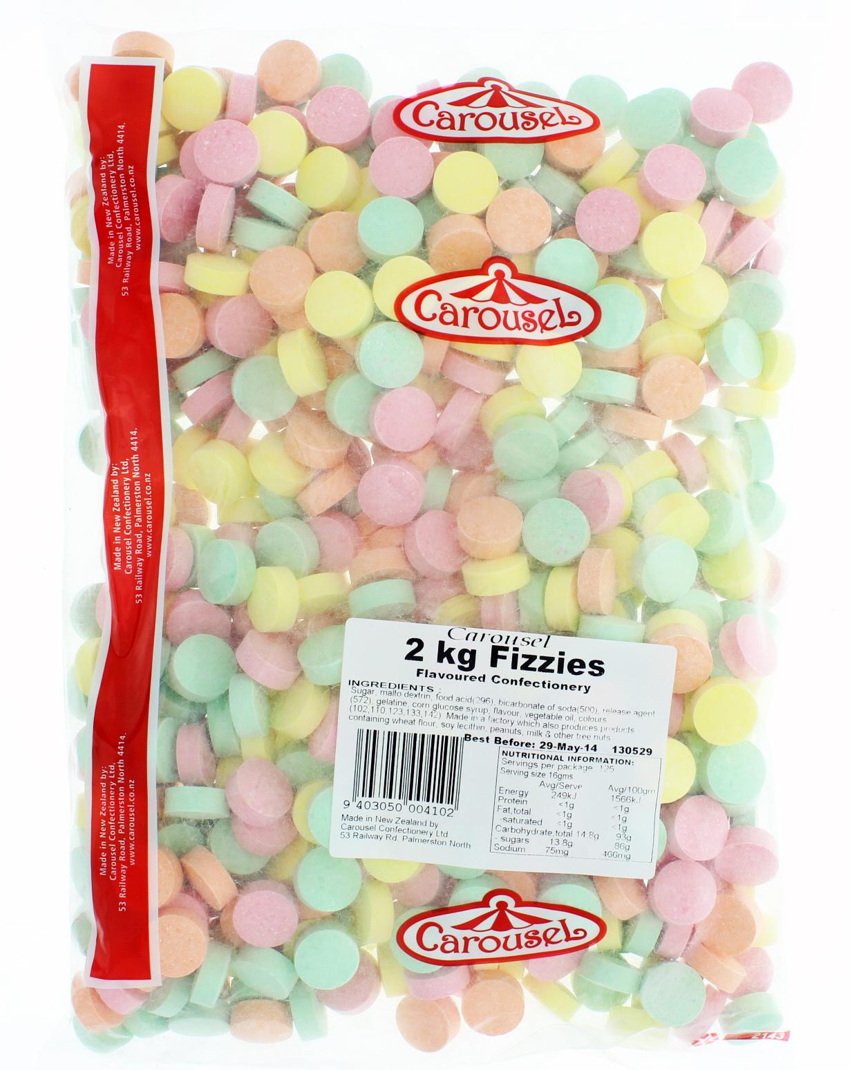 Carousel: Fizzy Lollies Bag - 2kg