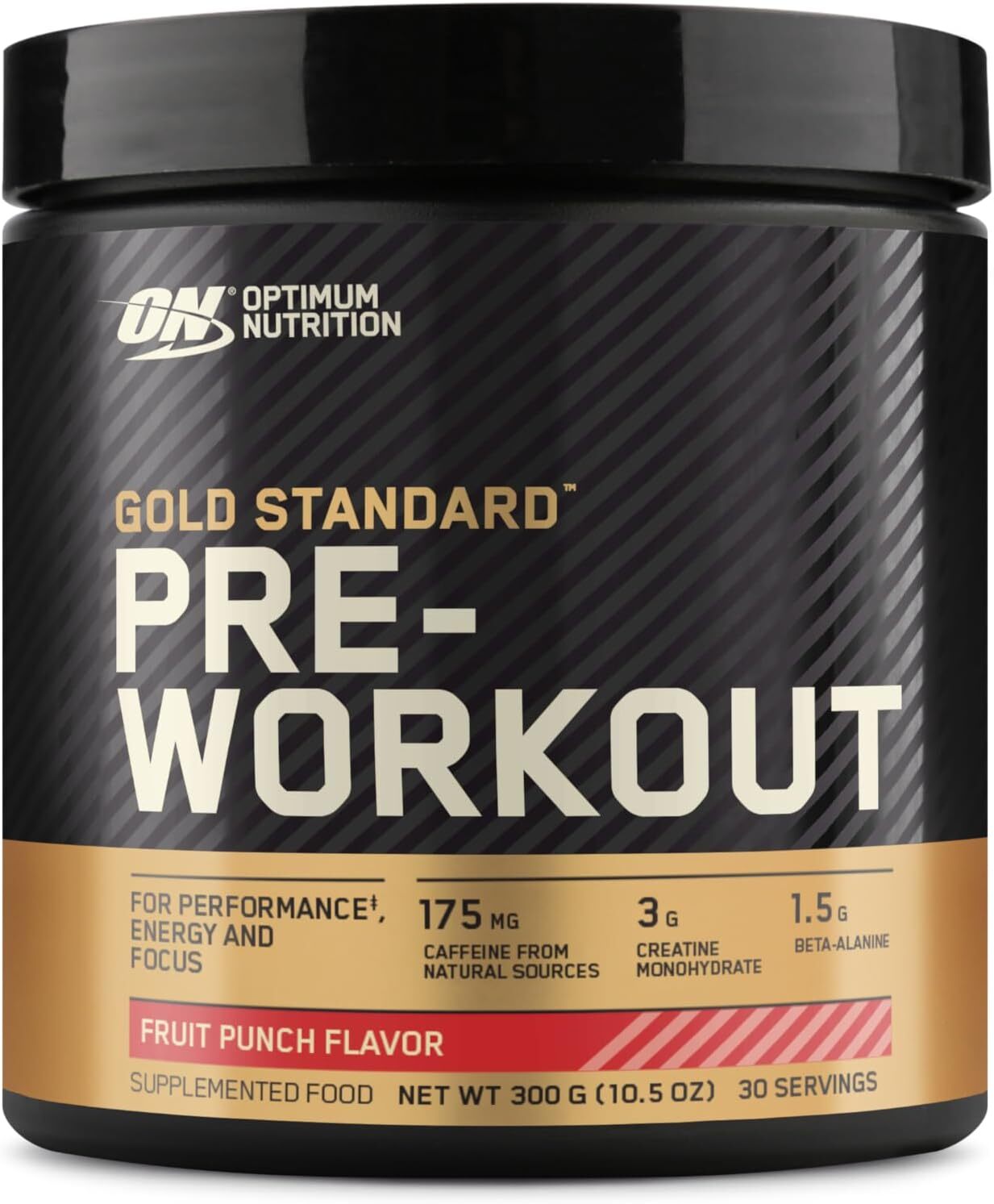 Optimum Nutrition Gold Standard Pre-Workout - Fruit Punch (300g) x 30 Servings