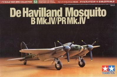 Tamiya: 1/72 Mosquito B Mk.IV/PR Mk.IV - Model Kit