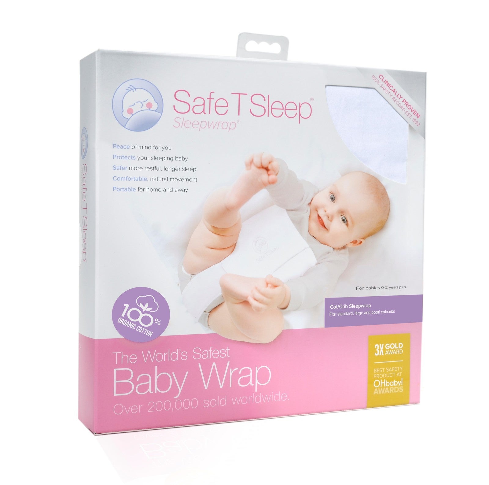 Safe T Sleep: Sleepwrap - Cot/Crib