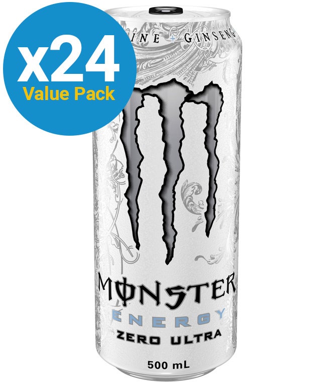 Monster Energy Drink Can - Zero Ultra - 500ml (24 Pack)