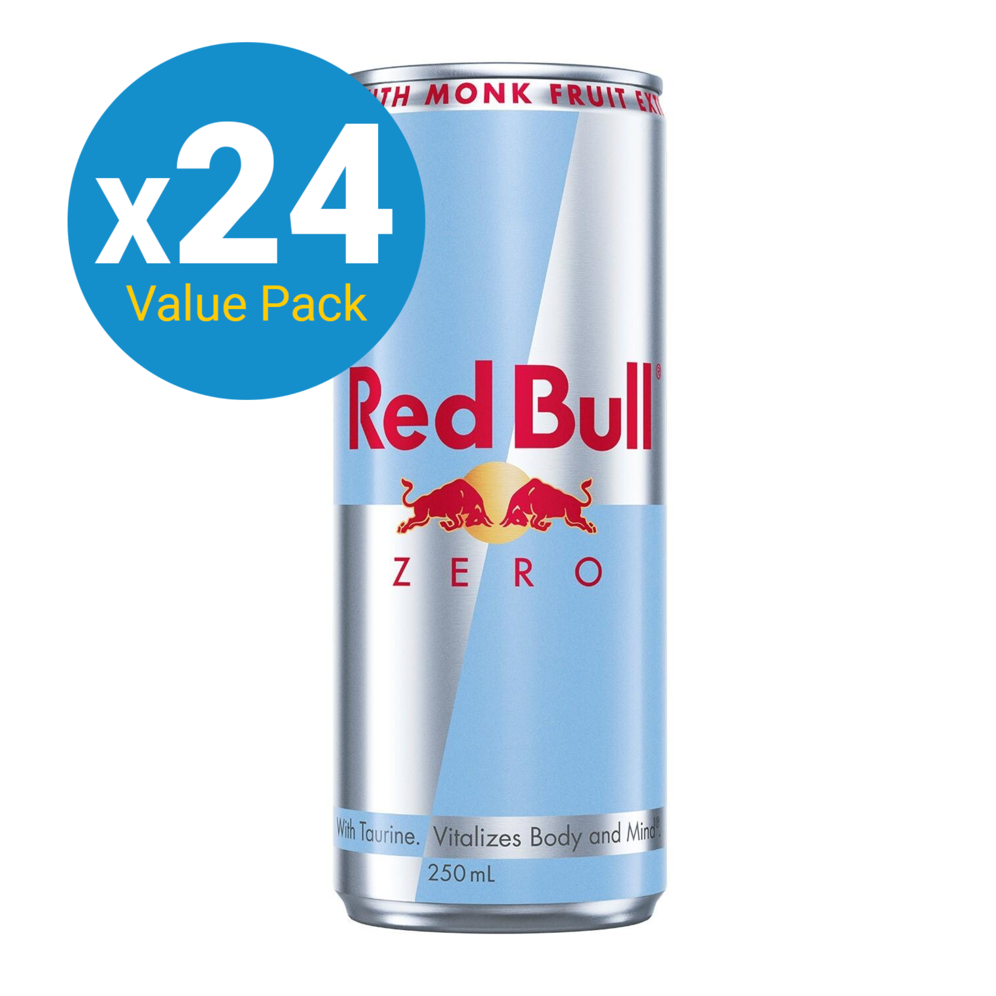 Red Bull Energy Drink Can - Zero 250ml (24 Pack)