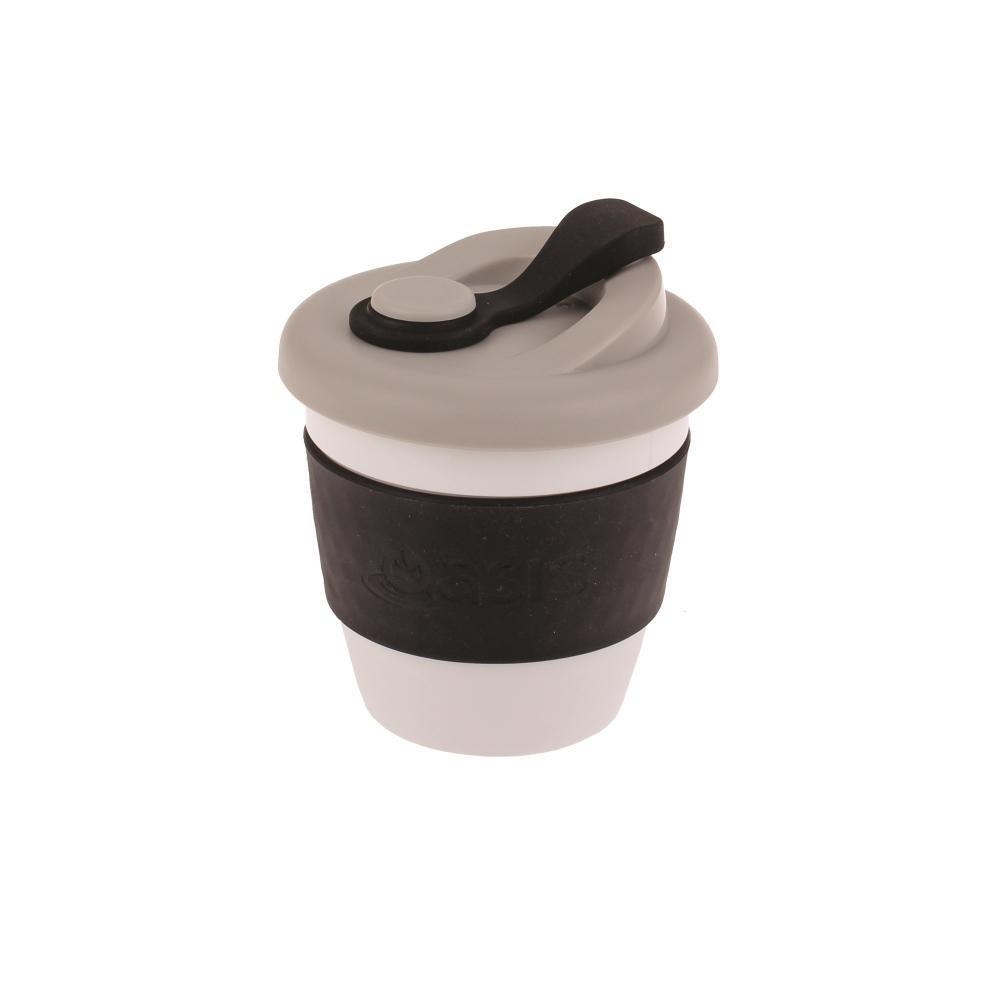 Oasis: Plastic Coffee Cup - Black (227ml)
