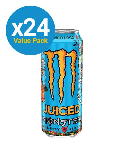 Monster Energy Juice Drink Can - Mango Loco - 500ml (24 Pack)