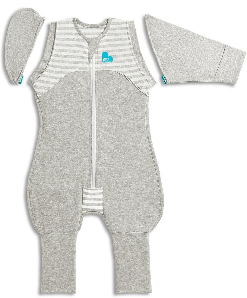 Love to Dream: Swaddle UP Transition Suit 1.0 TOG - Grey (Large)