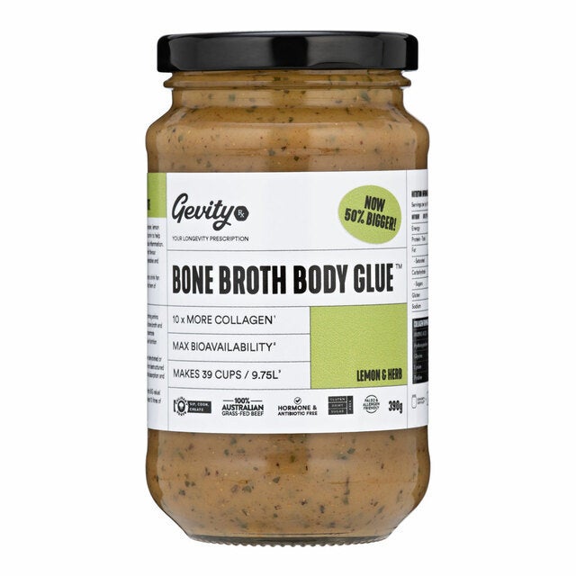 Gevity: Bone Broth Body Glue - Lemon & Herb (390g)
