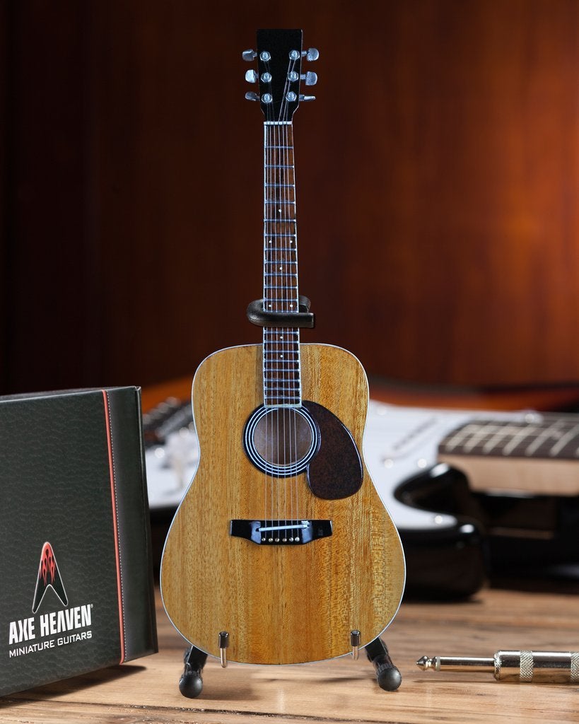 Axe Heaven: Miniature Replica - Acoustic Guitar (Natural Finish)