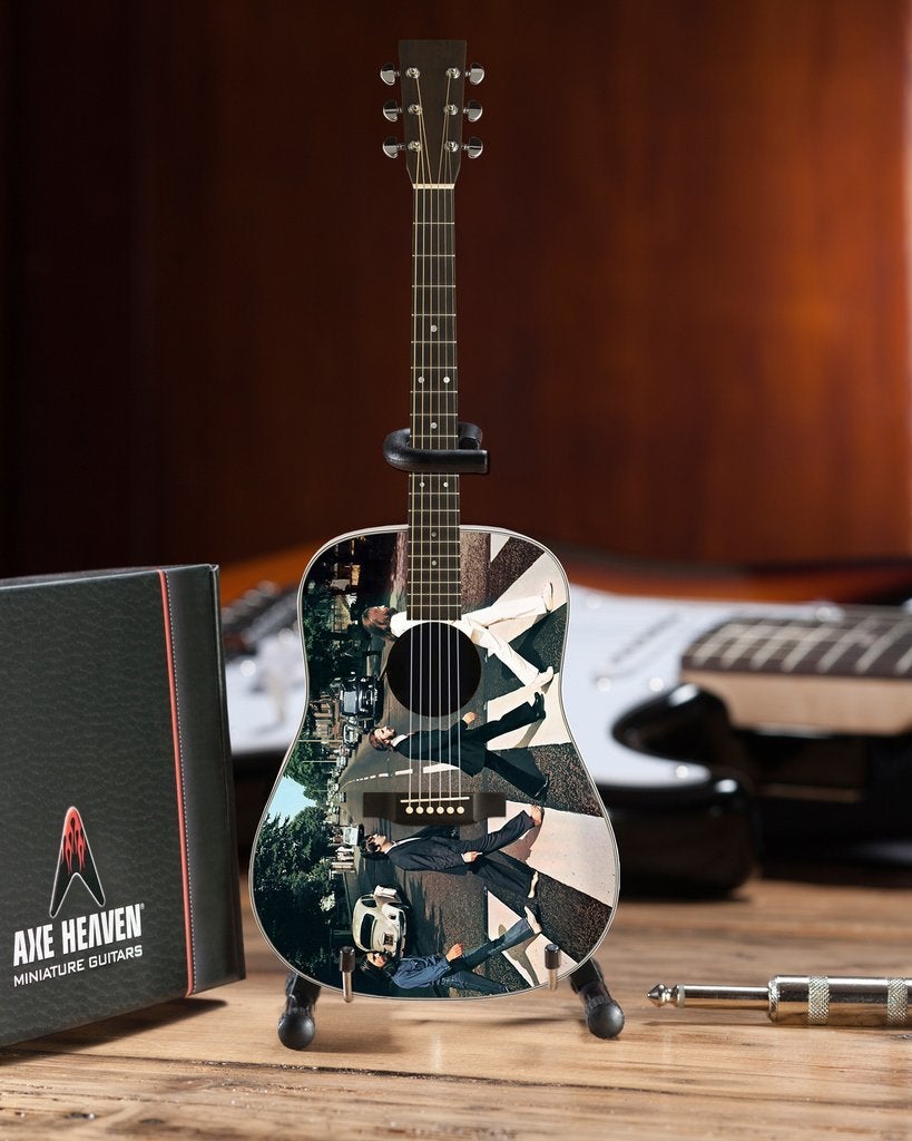 Axe Heaven: Miniature Replica - Abbey Road Acoustic Guitar (Fab Four)