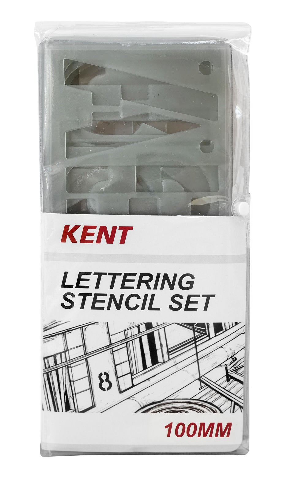 Kent: Lettering Stencil (100mm)