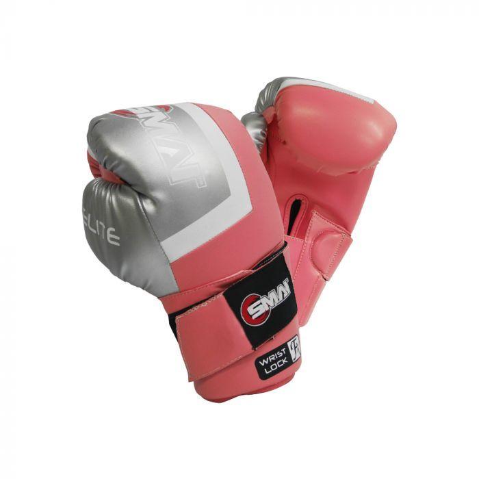 SMAI: Elite Pro Boxing Gloves - Pink (14Oz)