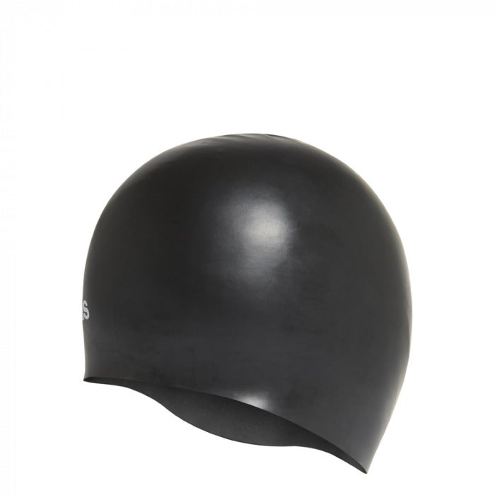 Adidas: Silicone Graphic Swim Cap - Black