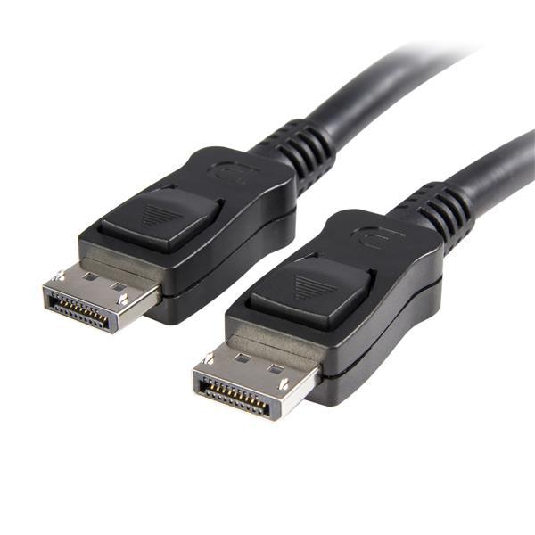 7m StarTech Latching DisplayPort Cable Black