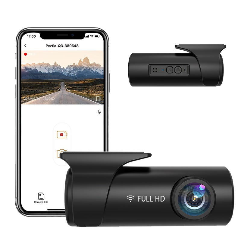 Full HD 1080P Mini Dash Cam Car with built in Wi-Fi
