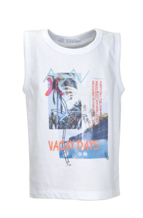 Zeyland: Boys Singlet - Surf (9-12m - 68/74)