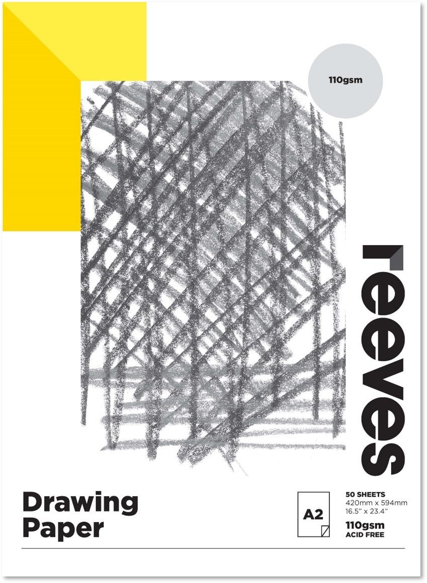 Reeves: Drawing Pad - A2 (110GSM, 50 Sheets)