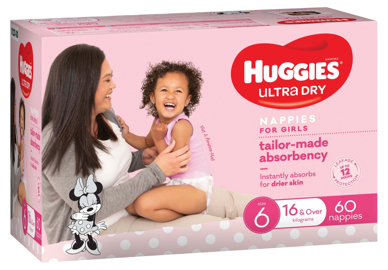 Huggies Ultra Dry Girls Nappies Jumbo Pack - Size 6