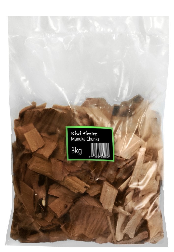 Kiwi Sizzler Manuka Chunks (3kg)
