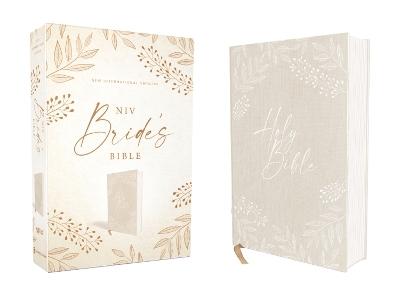 NIV, Bride's Bible, Cloth over Board, Cream, Red Letter, Comfort Print by Zondervan