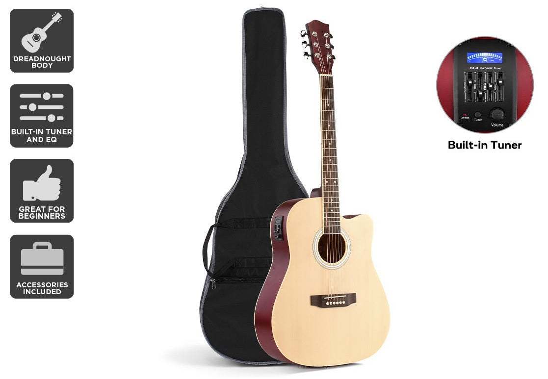 Royale 41" Acoustic Electric Guitar (Natural)