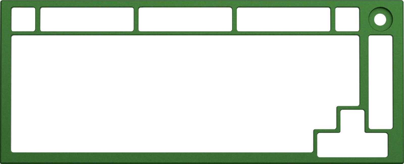 Glorious PC Gaming GMMK Pro 75% Alternative Top Frame - Forest Green
