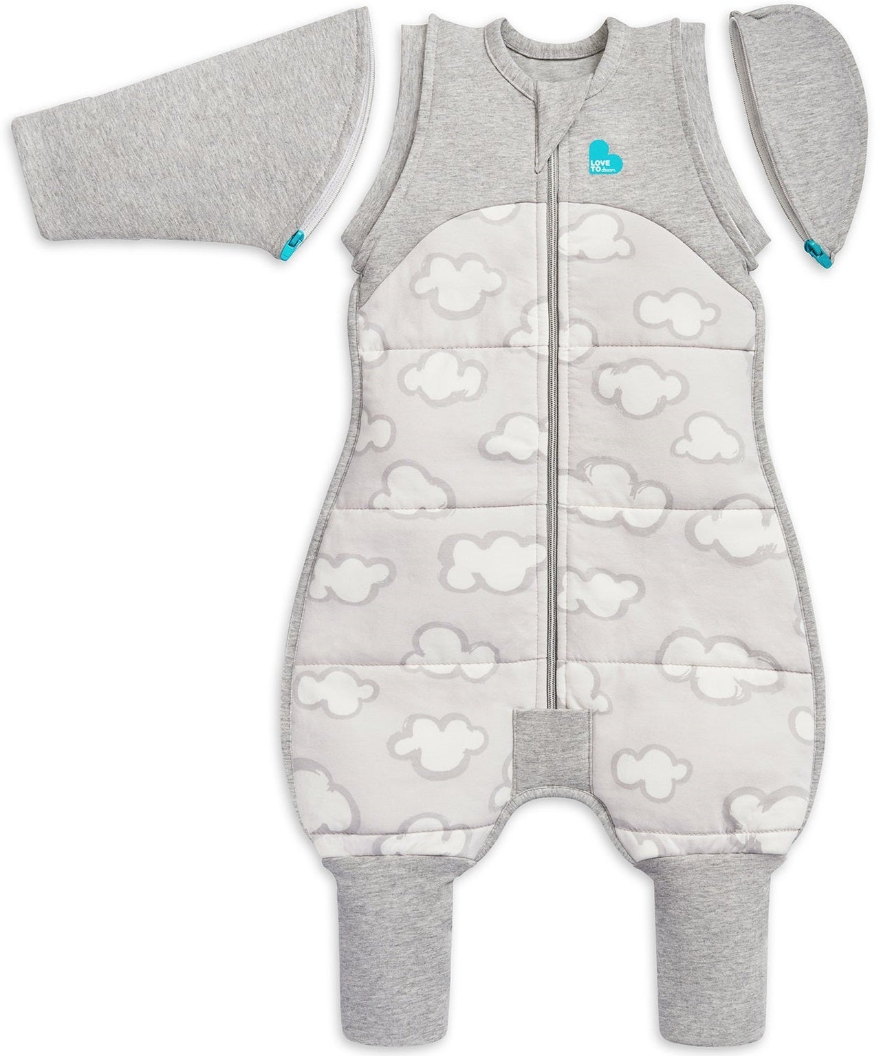 Love to Dream: Swaddle UP Transition Suit Cool 2.5 TOG - Daydream Grey (Large)