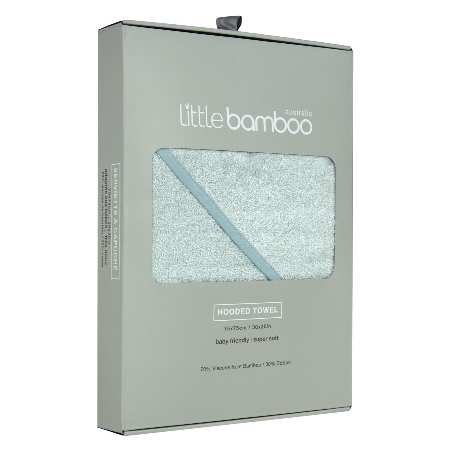 Little Bamboo: Hooded Towel - Whisper