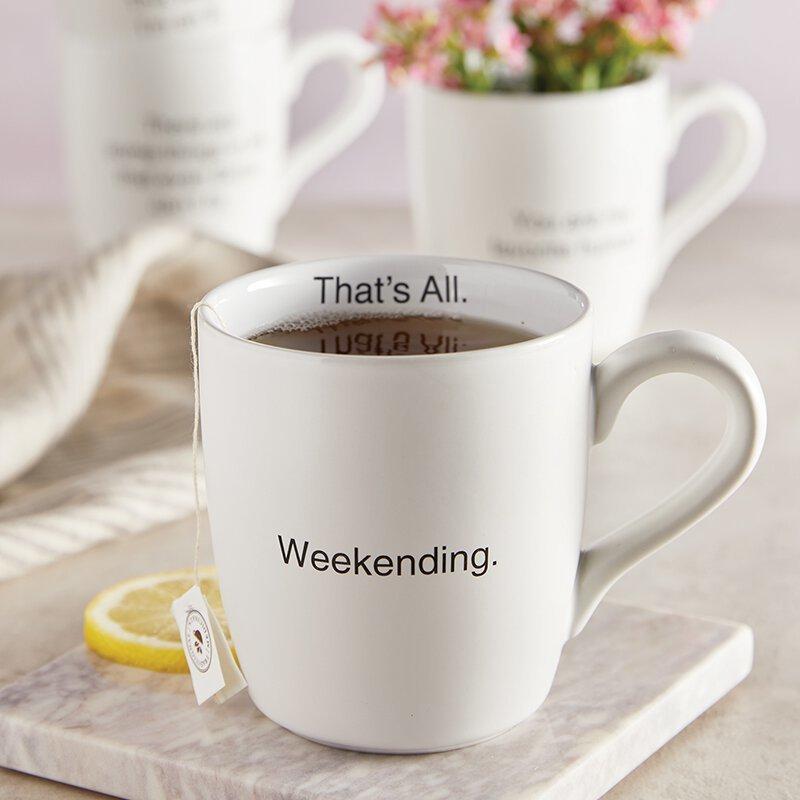Santa Barbara Design: Ta Novelty Mug- Weekending Pink - Santa Barbara Design Studio