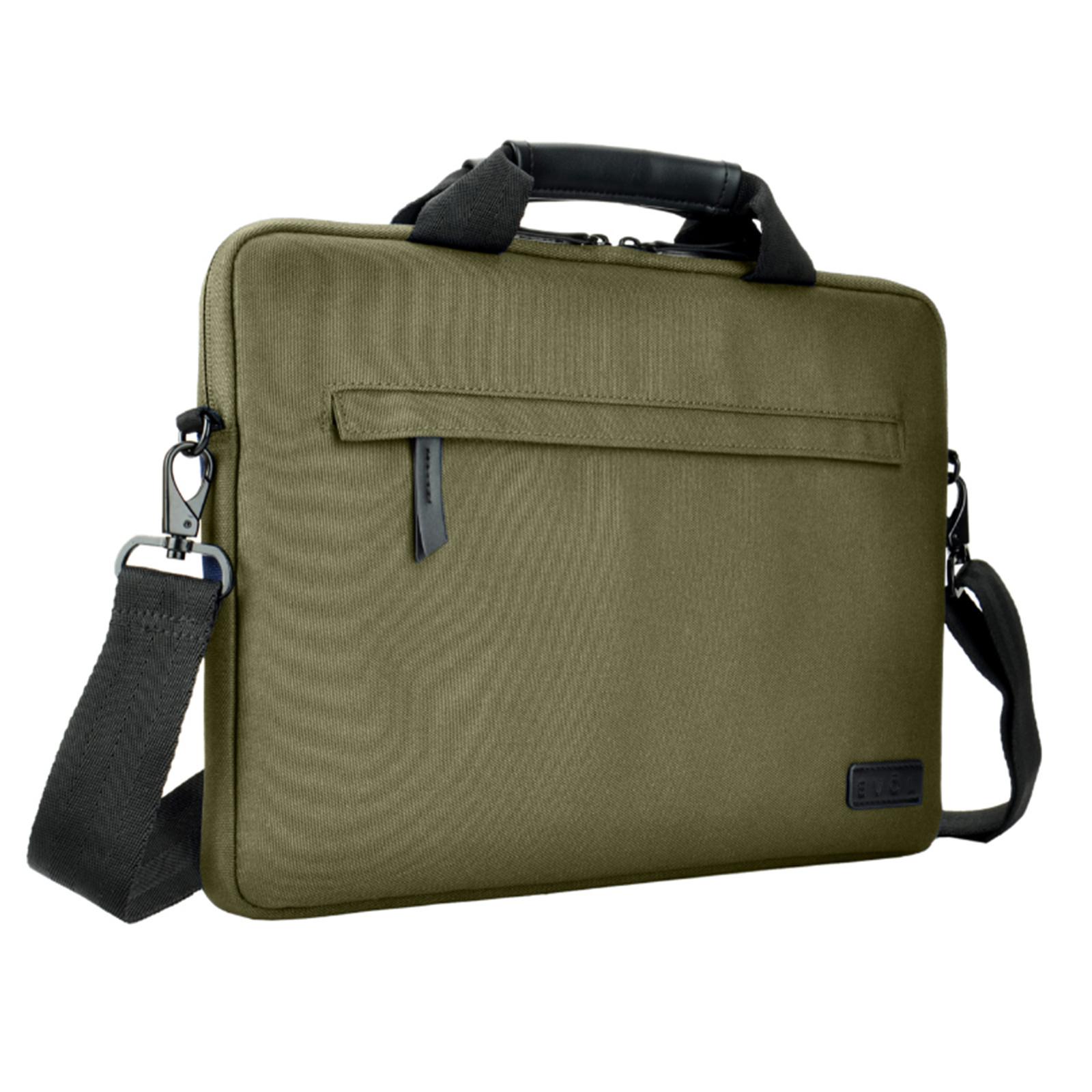 Evol Gen. Earth 13.3" - 14.1" Laptop Slim Line Briefcase Olive