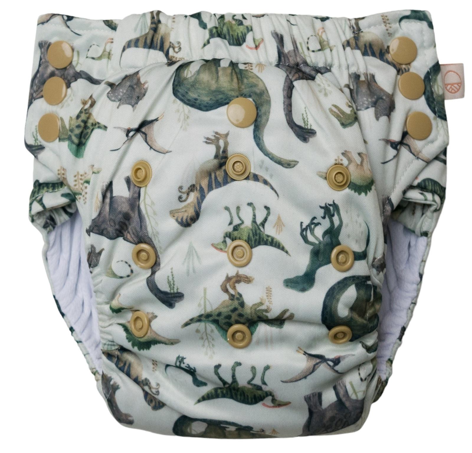 Nestling: Sassy Straight Up Nappy - Dinosaurs (1-3 years)