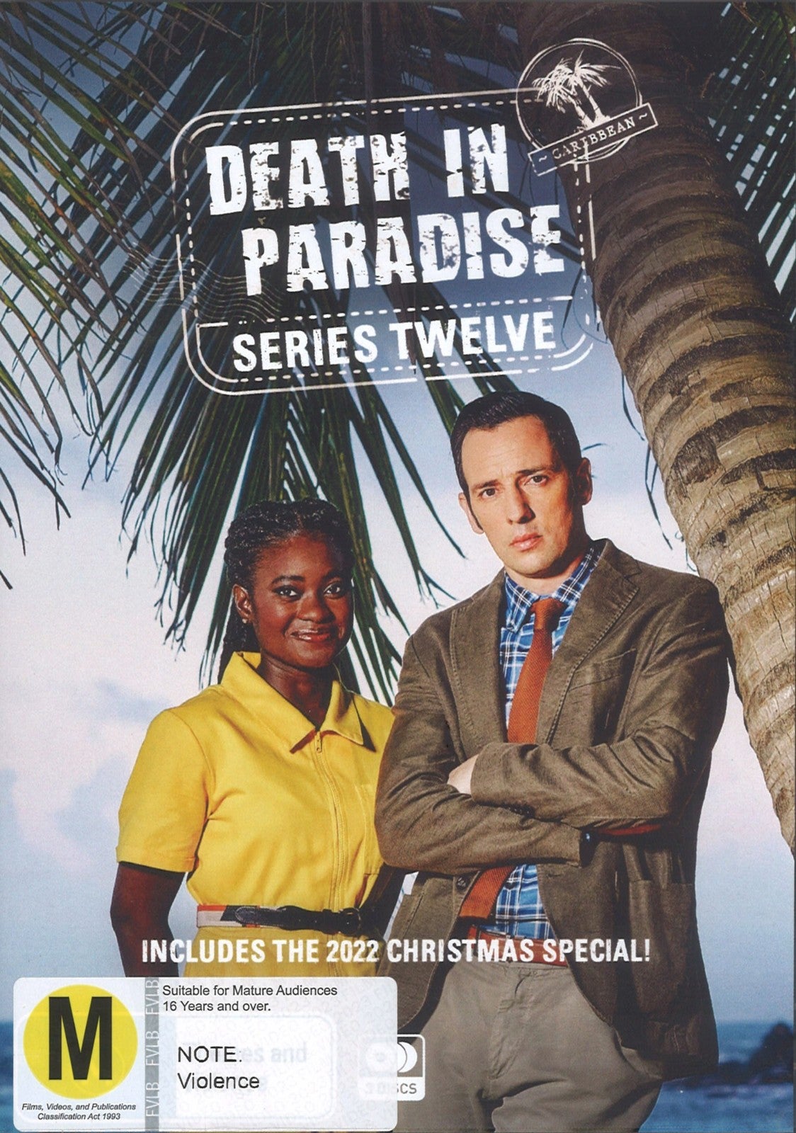 Death In Paradise: Series 12 (3 Disc Set) (DVD)