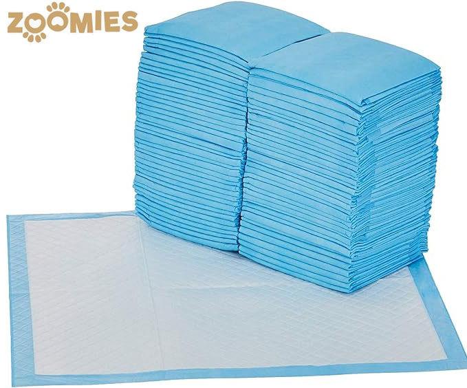 Zoomies: Bulk Thick Absorbent Puppy Training Pads - Small (Pack of 150)