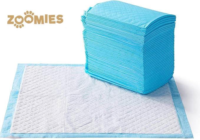 Zoomies: Bulk Thick Absorbent Puppy Training Pads - XL (Pack of 40)
