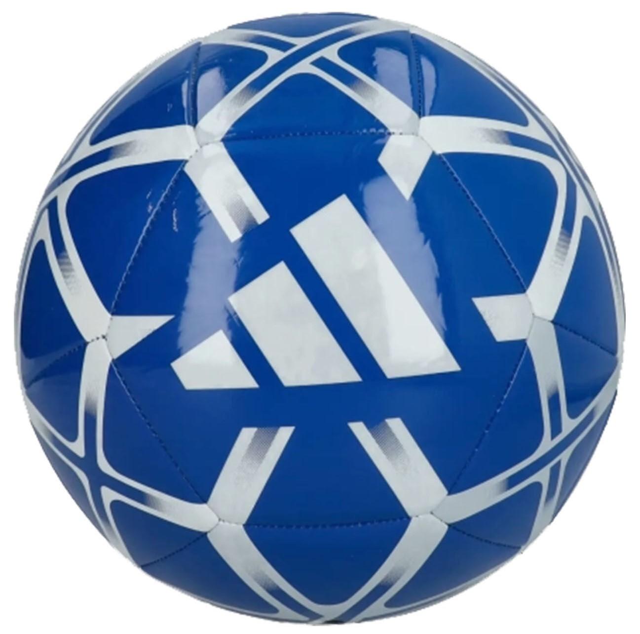 Adidas Starlancer Football Soccer Ball - Royal Blue / White - Size 3