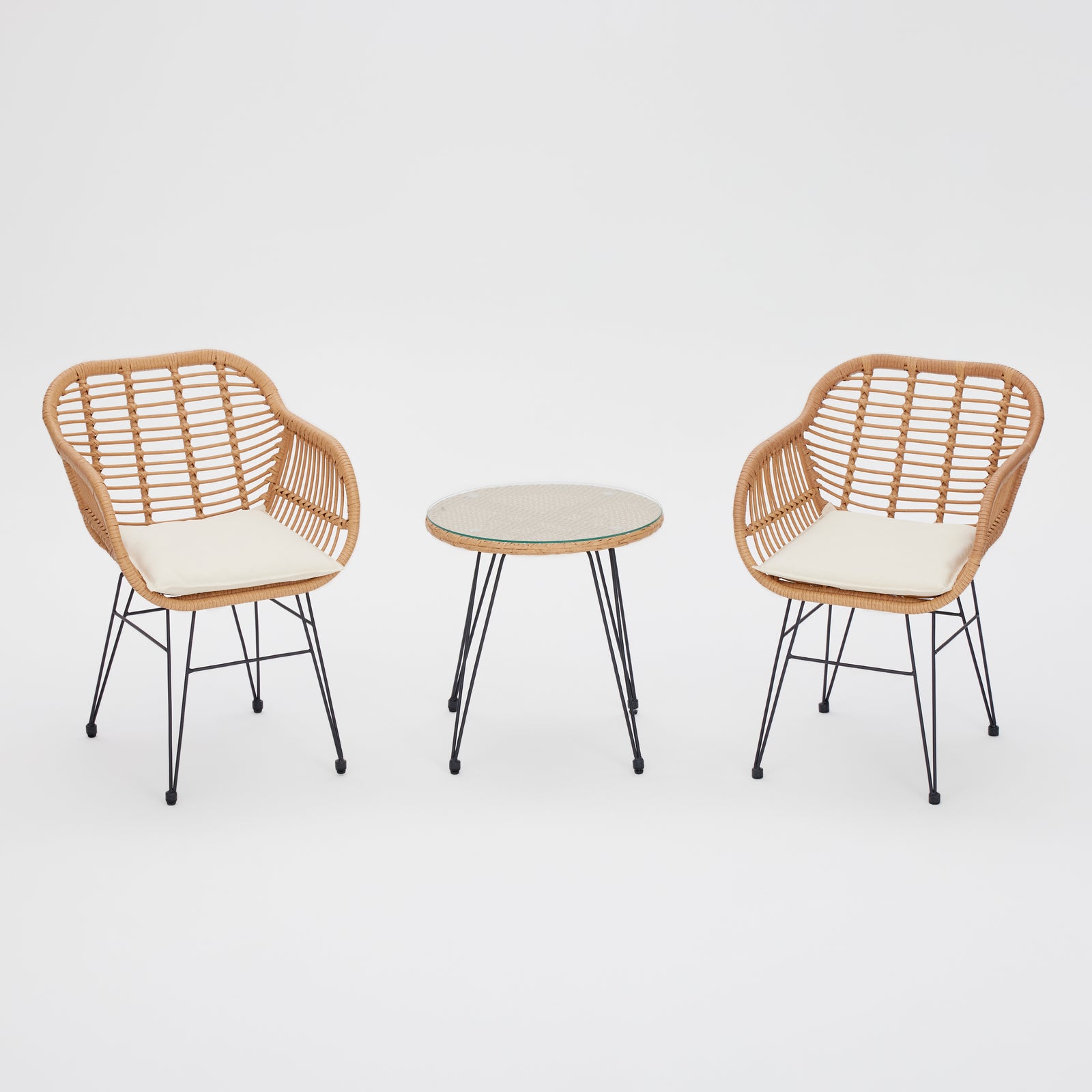 Fraser Country 3 Piece Outdoor Patio Bistro Set