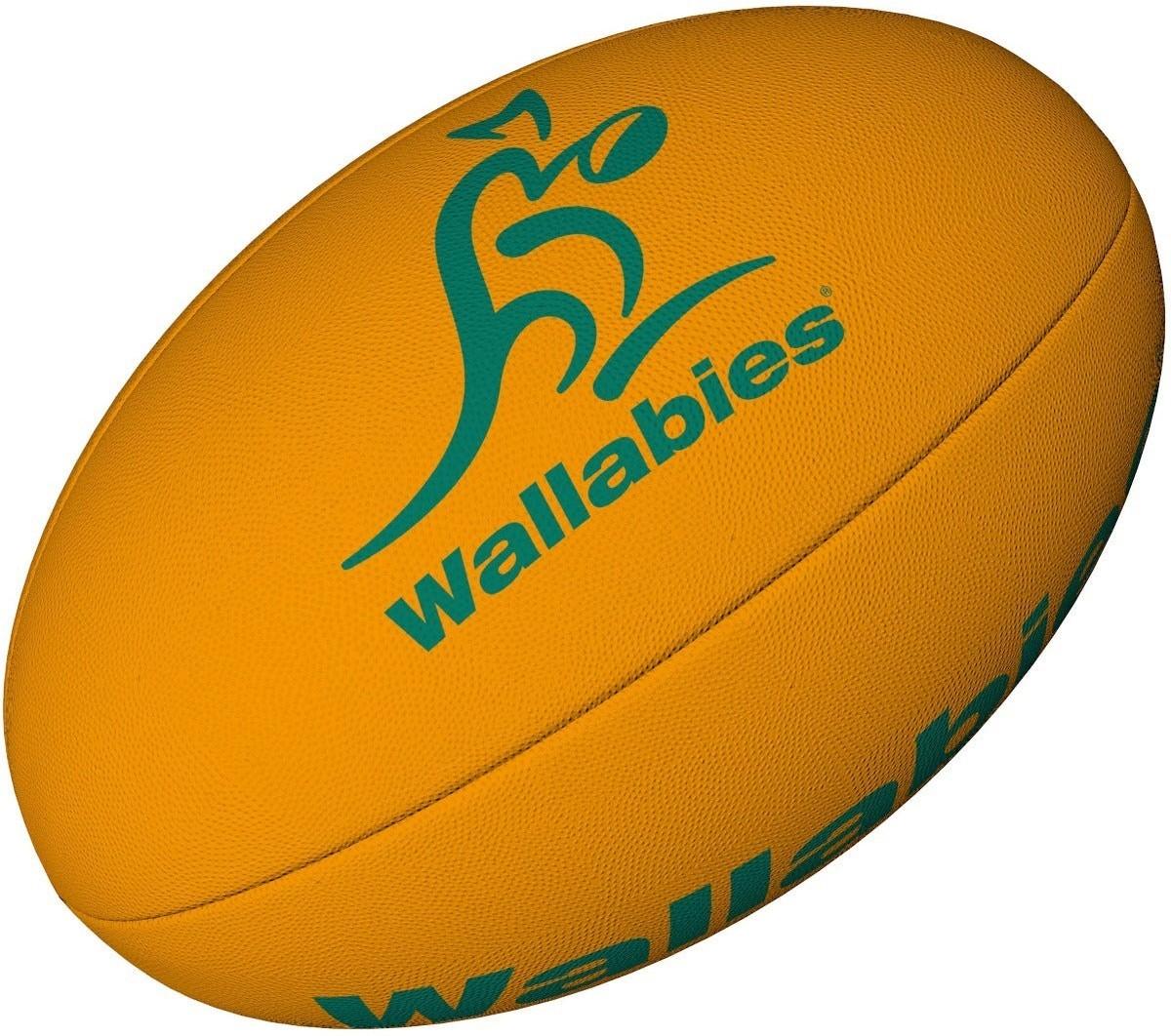 Gilbert Wallabies Supporter Rugby Ball - Size 5