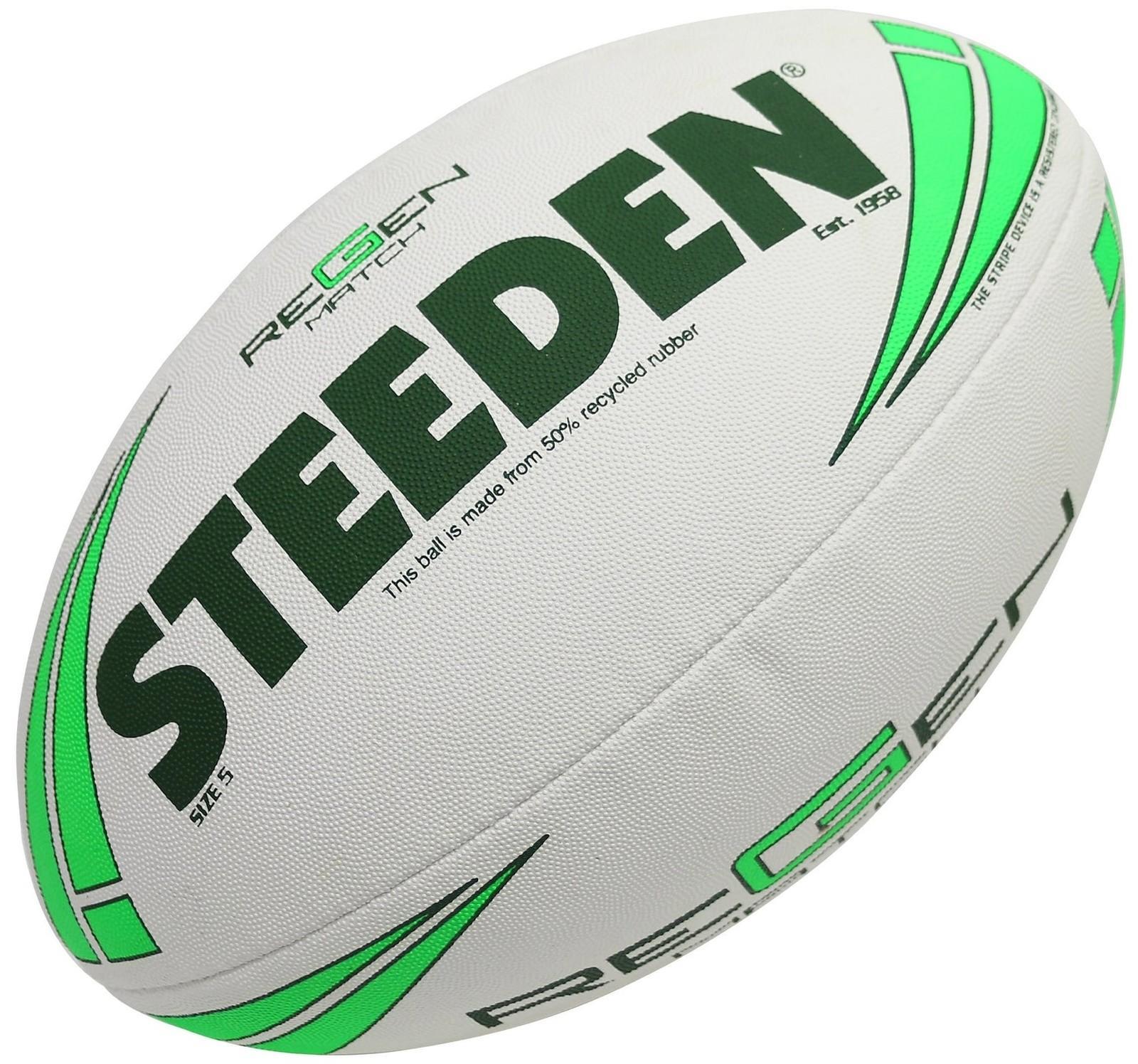 Steeden ReGen Recycled Match Rugby League Ball - Size 5